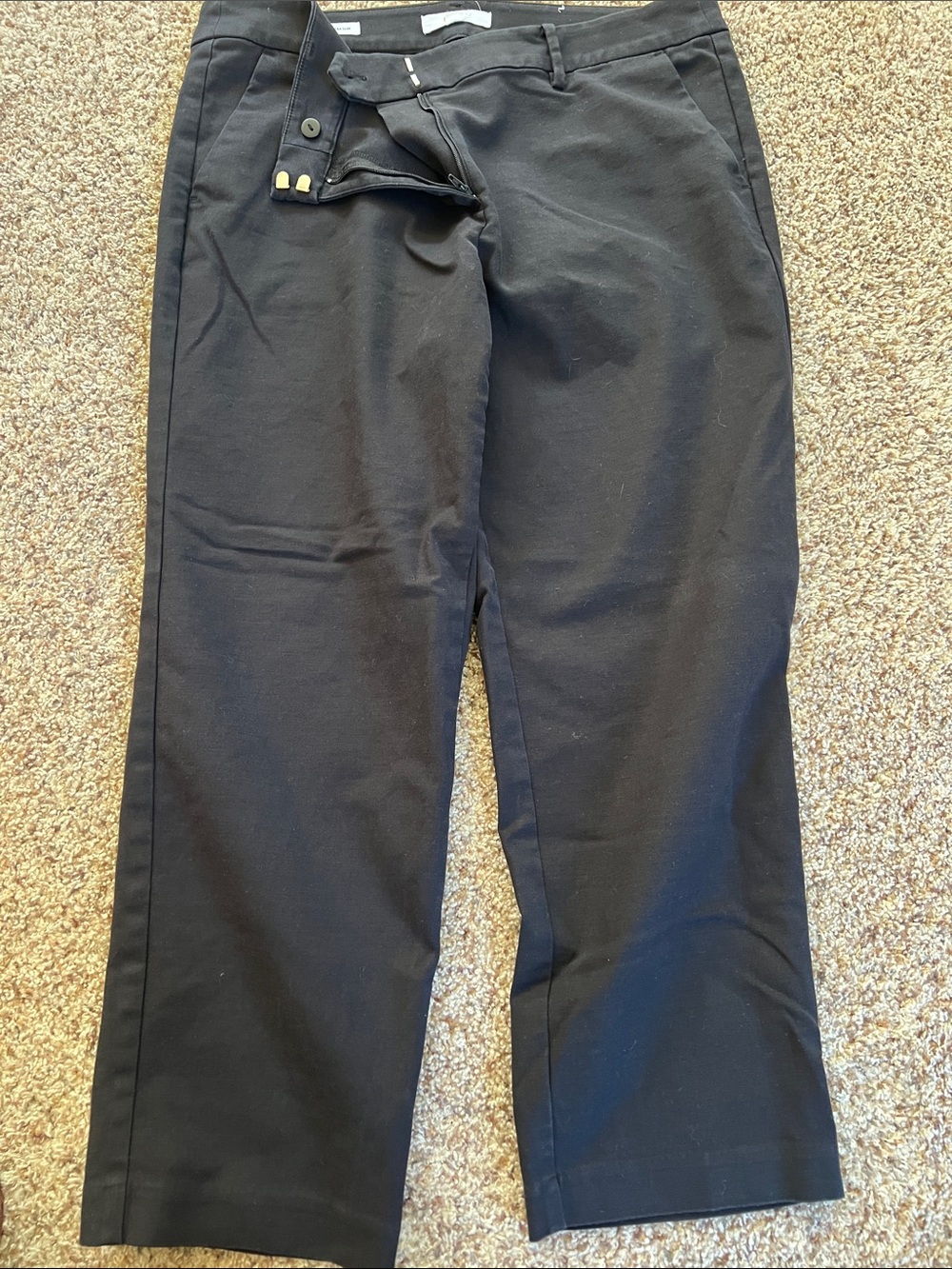 Women's Black Ankle Dress Pants. Riviera Slim